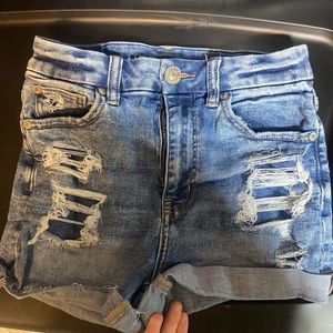 American eagle jean shorts